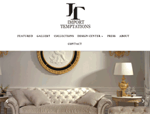 Tablet Screenshot of import-temptations.com